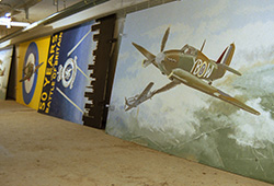 Some paintings I did for the RAF in Gatow, Berlin.